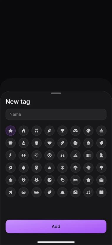 New tag