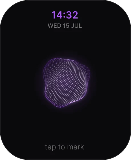 Mark on Apple Watch — the breathing pulse